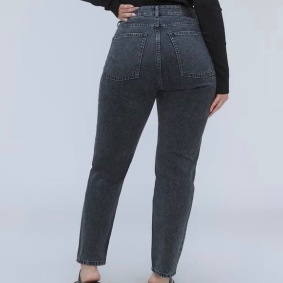 Everlane The Curvy 90's Cheeky Jean Washed Black Size 31 NWT - Picture 9 of 9